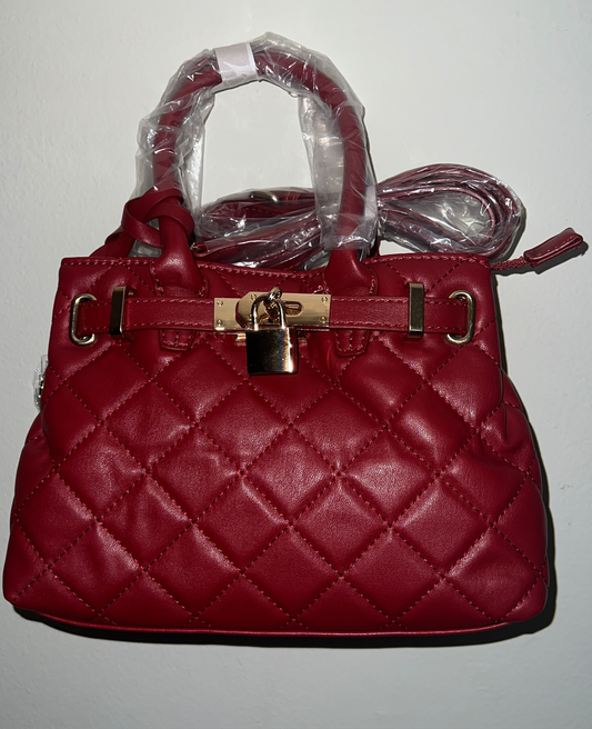 Badgley Mischka Quilted Crossbody Purse –