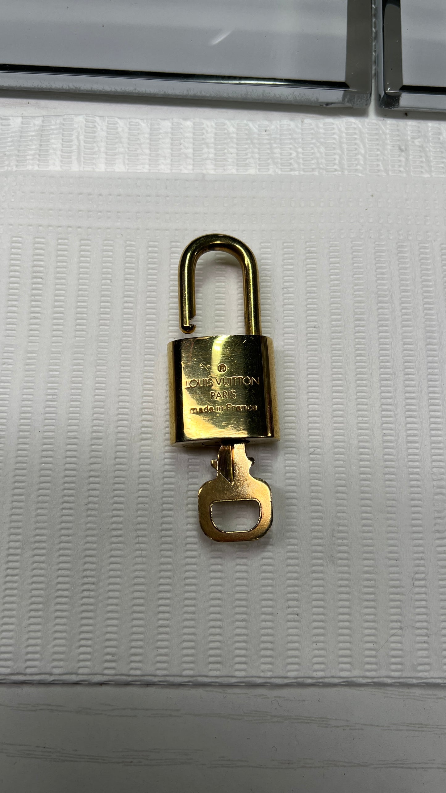 Louis Vuitton Lock and Key Charm