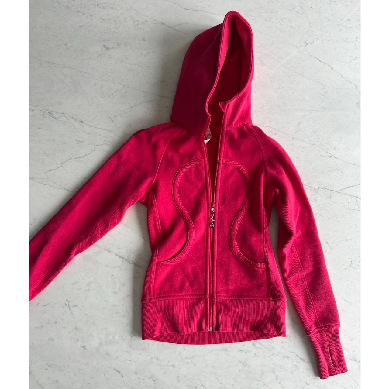 Lululemon Pink Athletica Scuba Hooded Jacket