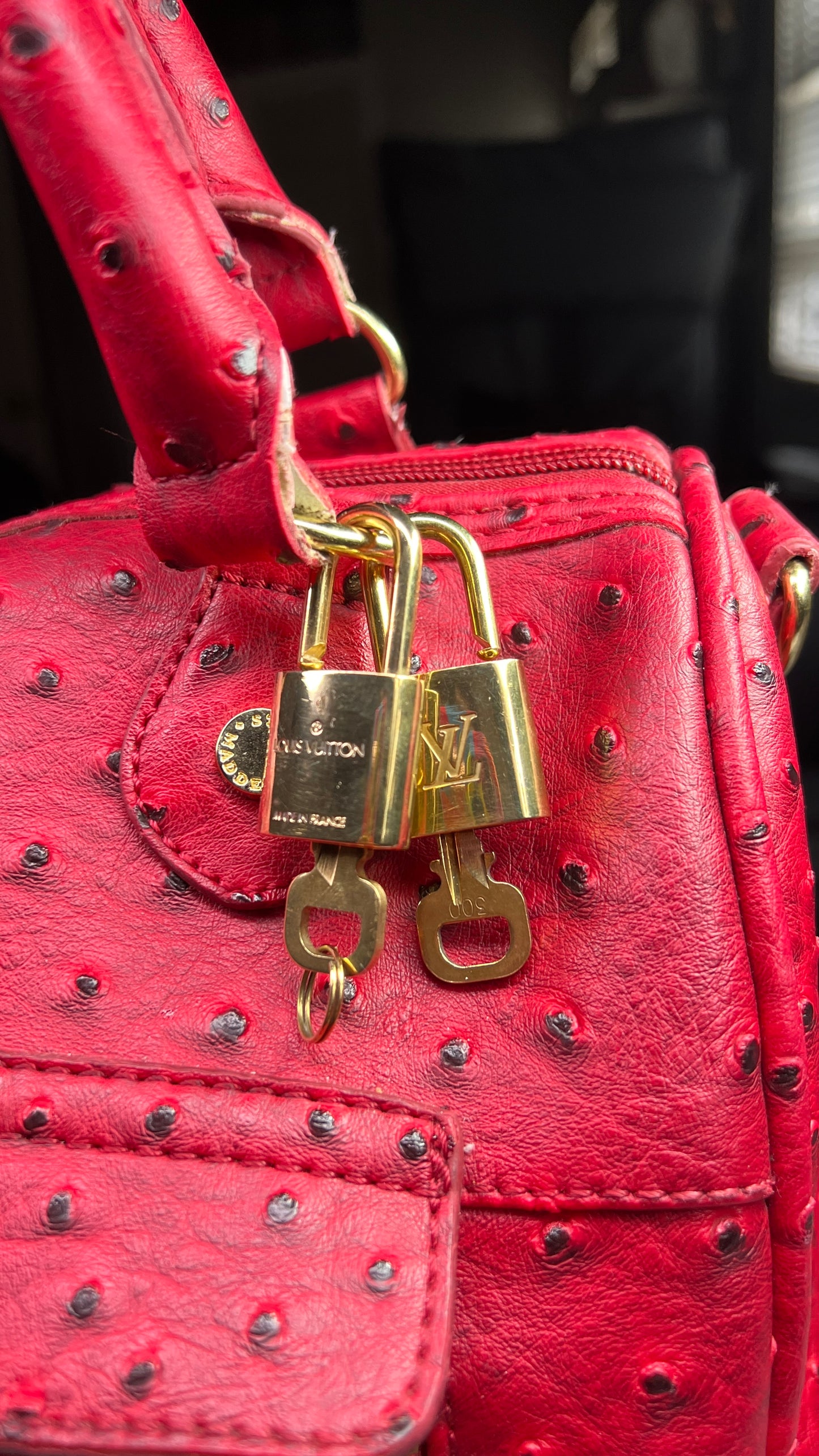 Louis Vuitton Lock and Key Charm