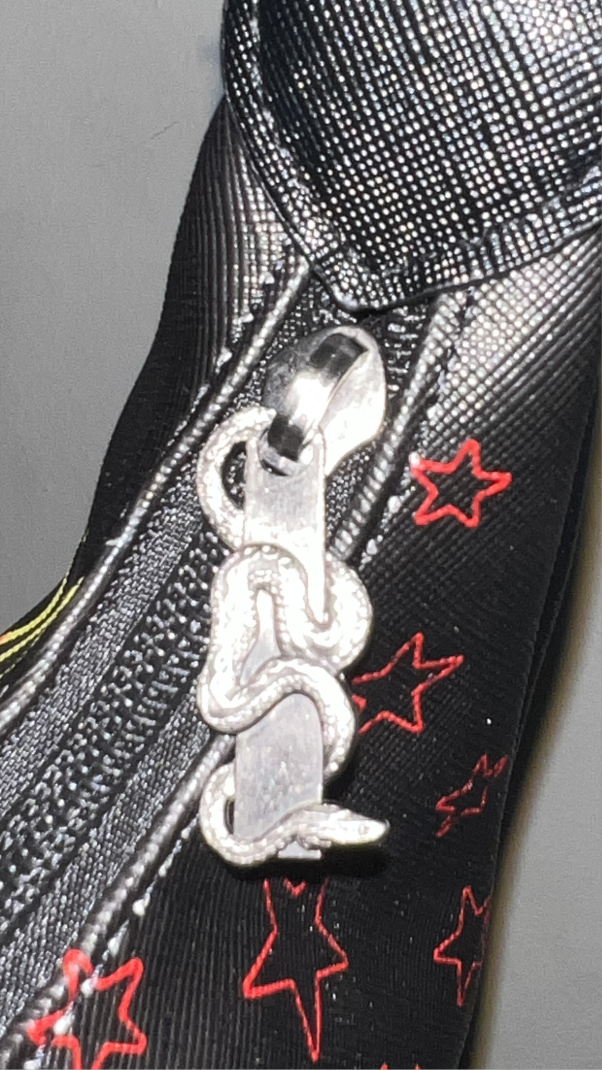 Ed Hardy Vintage Black Shoulder Bag – Skull & Panther Tattoo-Inspired Handbag