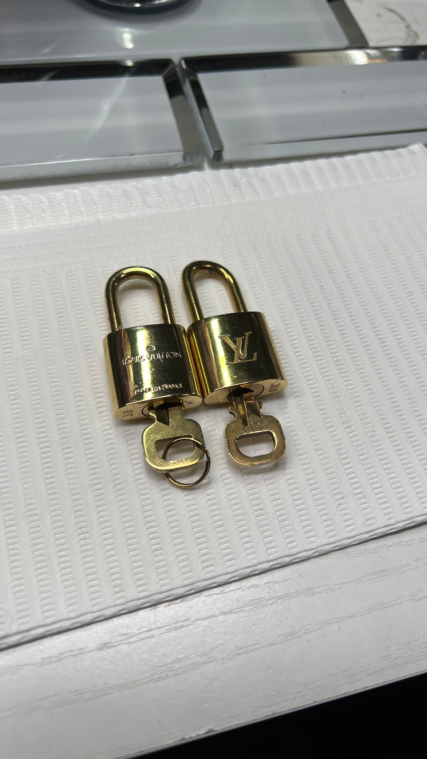 Louis Vuitton Lock and Key Charm